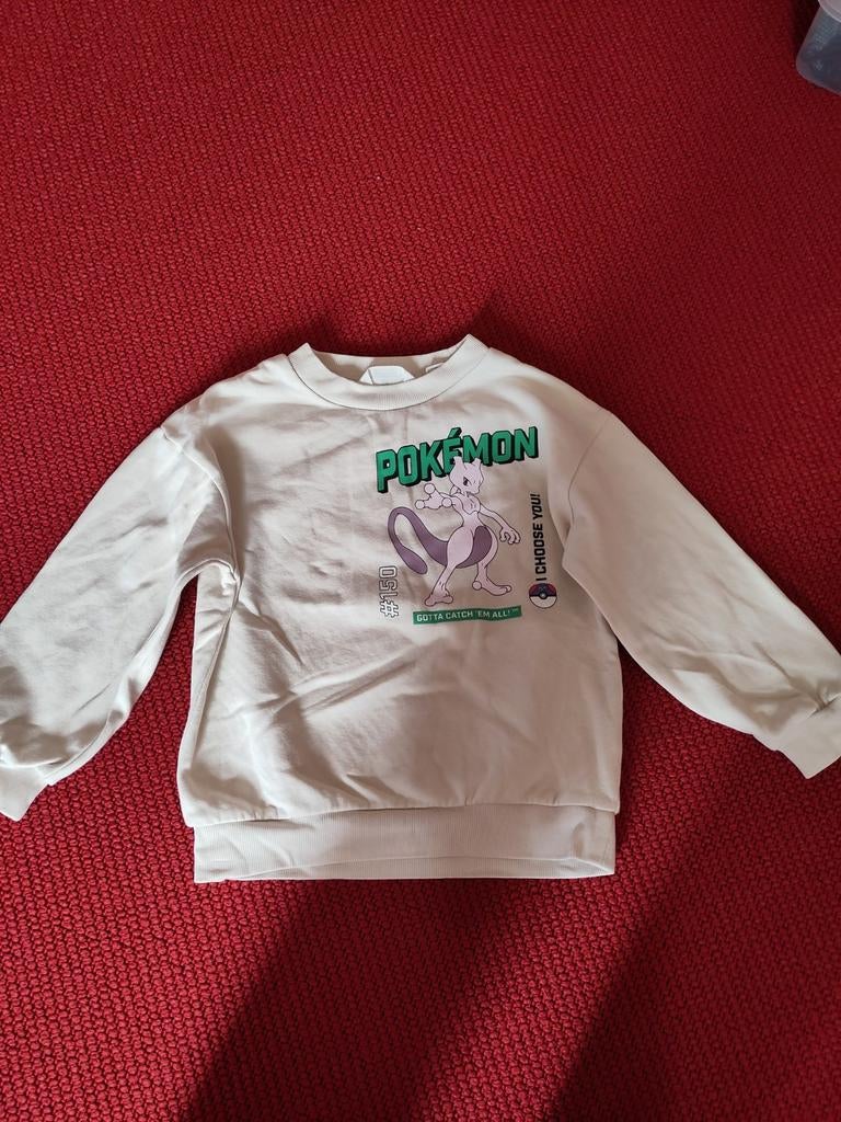 H&M Pokémon Mewtwo Trui Maat 110/116, Kinderen en Baby's, Kinderkleding | Maat 110, Jongen of Meisje, Trui of Vest, H&M, Ophalen of Verzenden