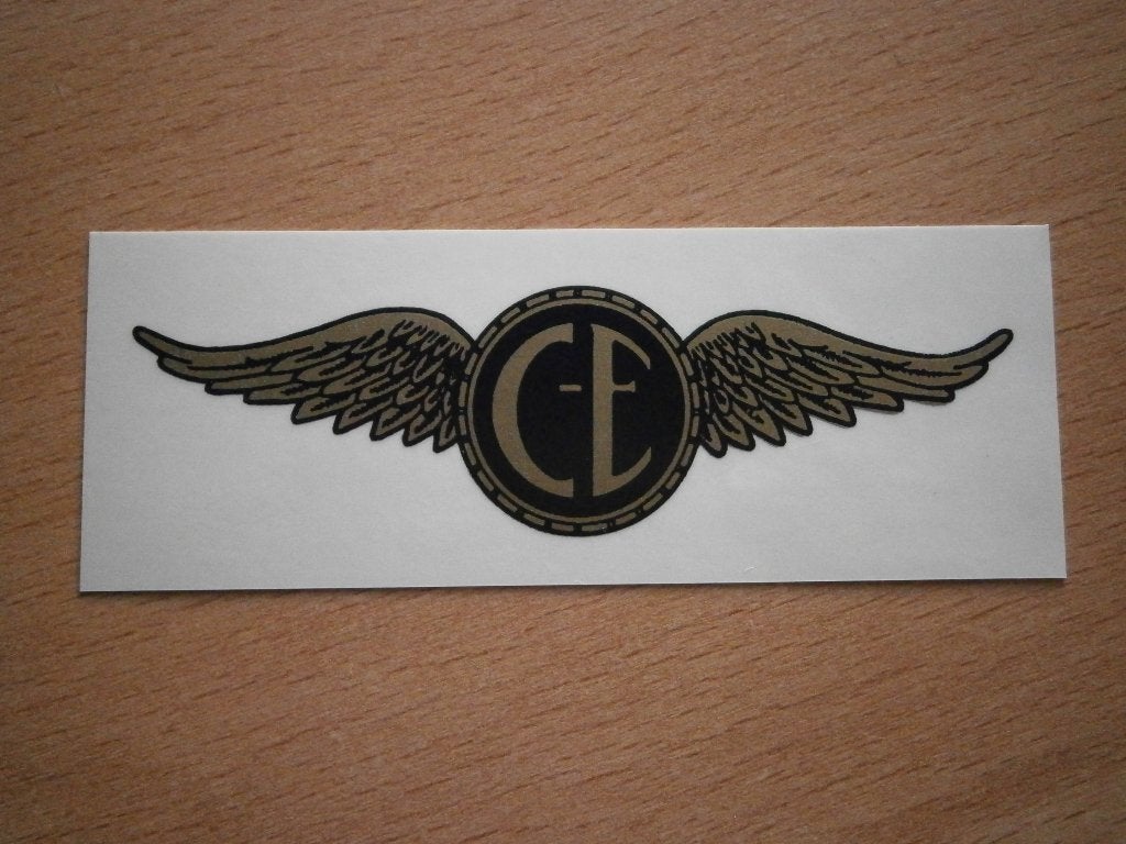 Motor Sticker (zeefdruk) - Coventry Eagle - 02, Ophalen of Verzenden