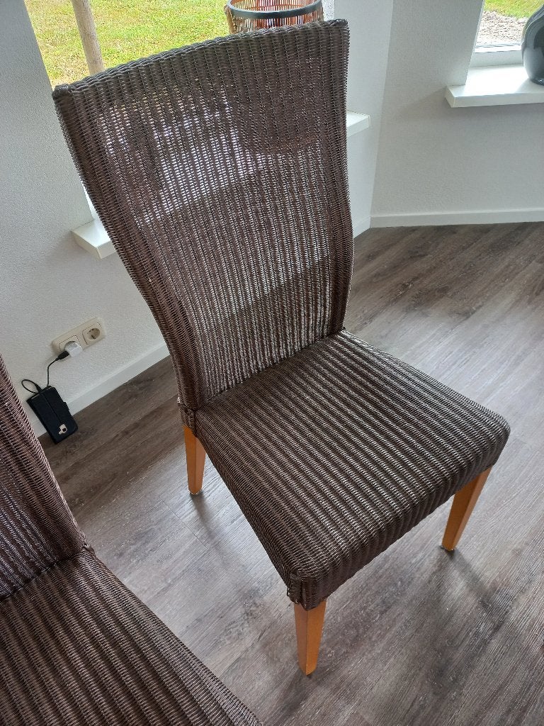 5 stoelen v h merk LOOM, Ophalen, Strak, Gebruikt, Bruin