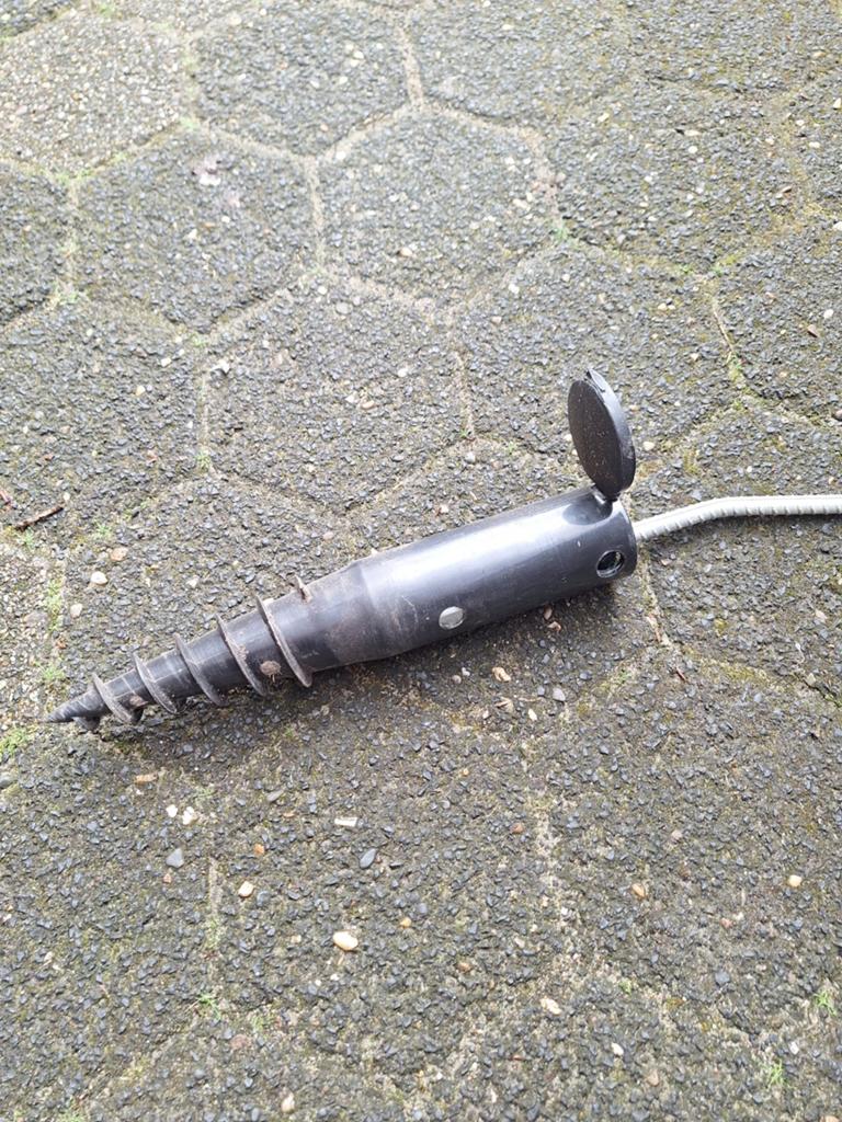 Parasolvoet grondanker - snel en stevig. Leifheit, Ophalen of Verzenden, Gebruikt