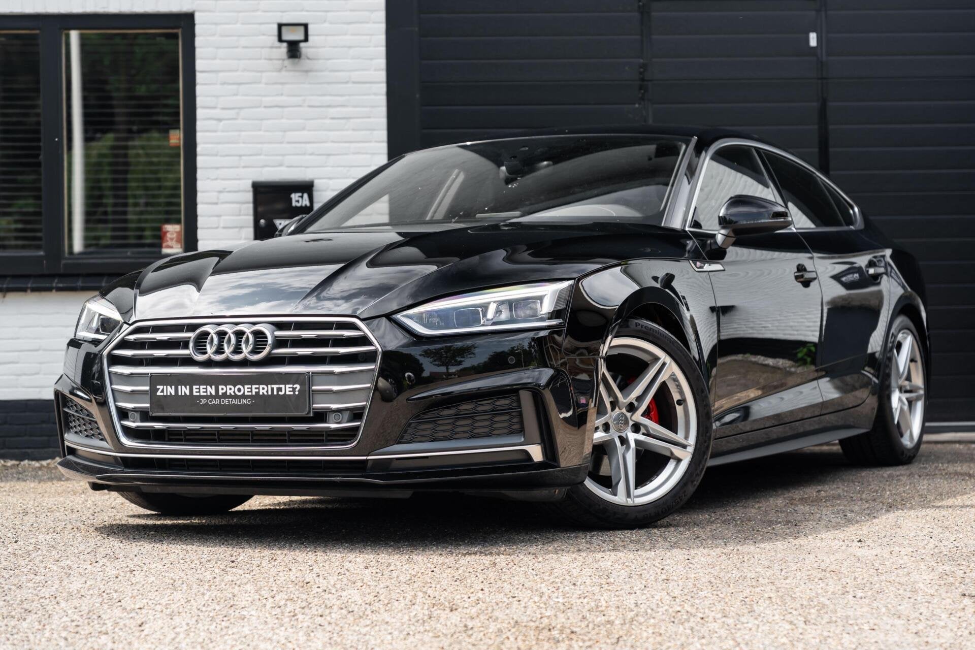 Audi A5 Sportback 35 TFSI S-Line NAP 1ste eigenaar, Auto's, Audi, Gebruikt, 4 cilinders, Zwart, Origineel Nederlands