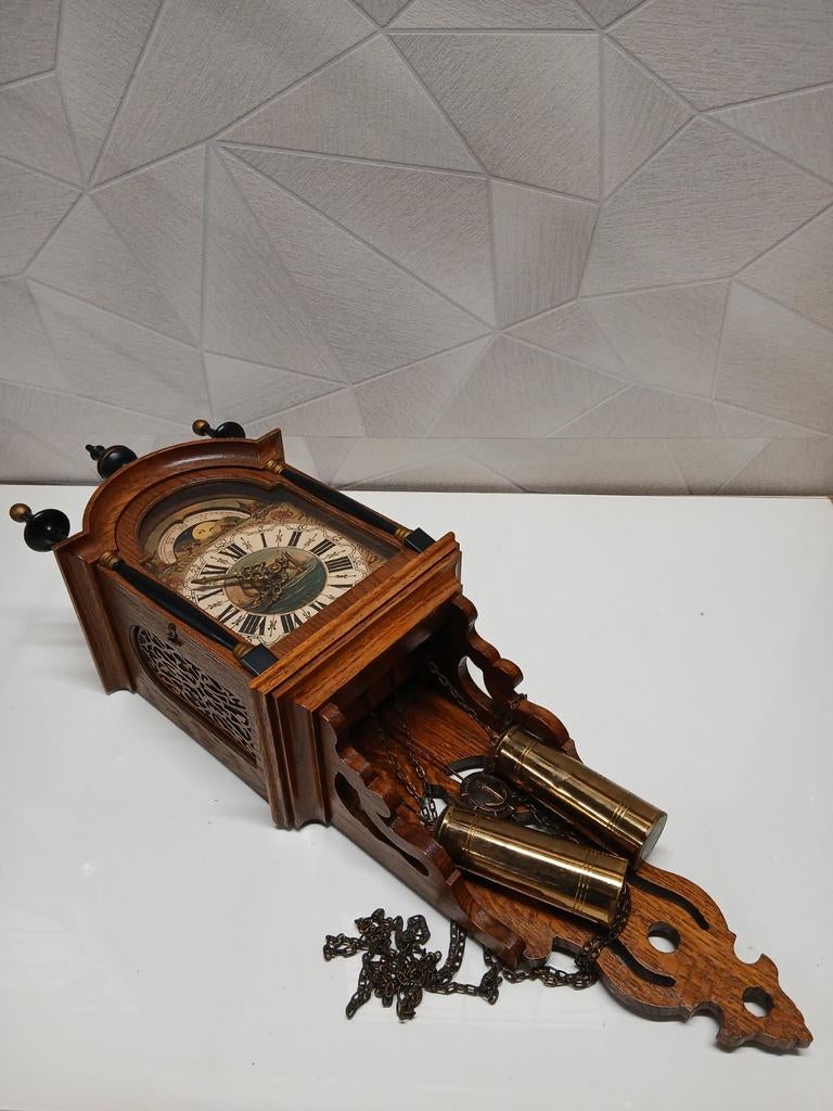 Wandklok johann Weisser A.G., Antiek en Kunst, Antiek | Klokken, Ophalen