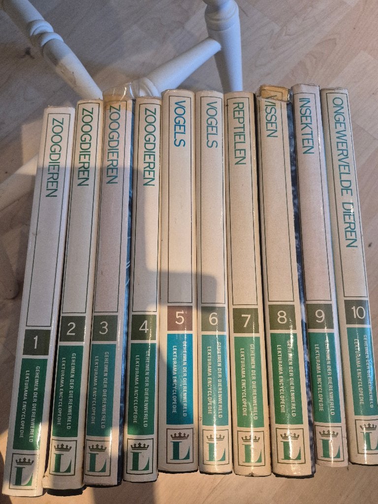 Encyclopedie dierenrijk, Ophalen, Complete serie, Zo goed als nieuw, Dieren