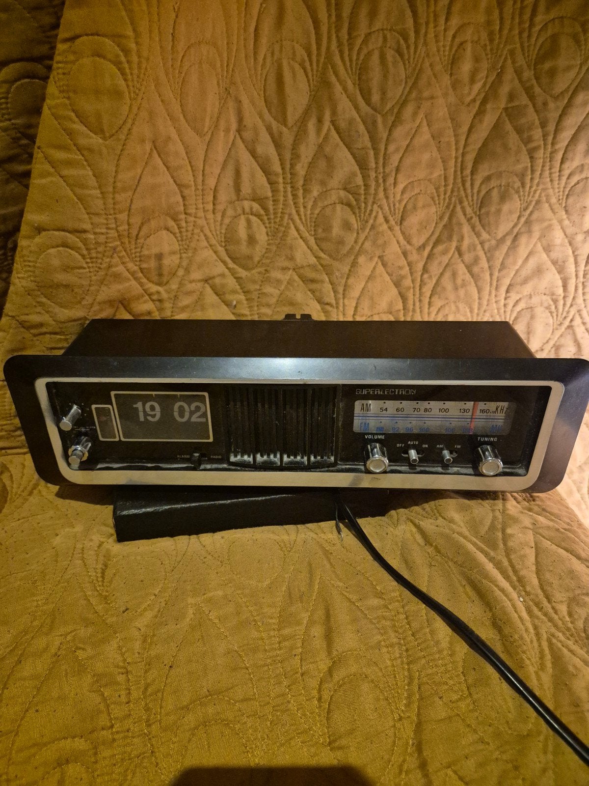 Vintage Super Electronix Wekker Radio, Ophalen of Verzenden