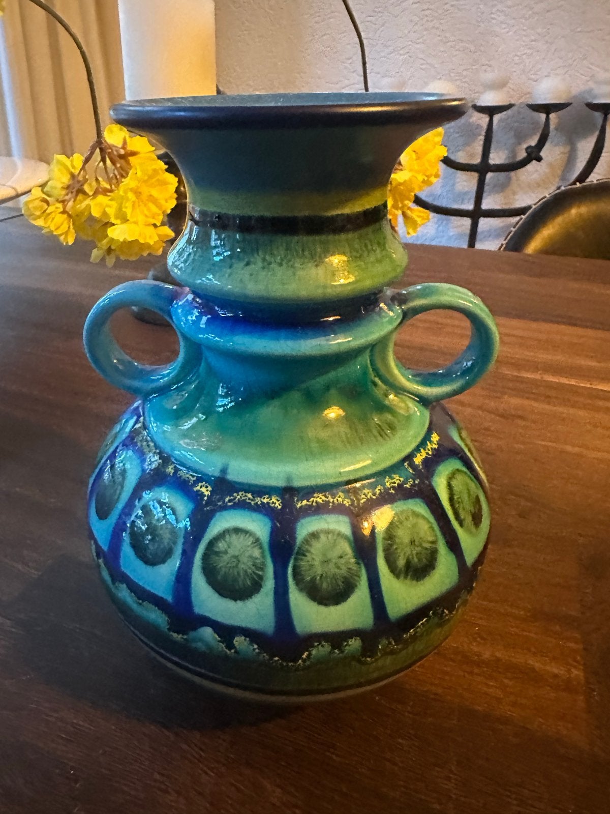 Vintage Flora Gouda vaas model 726, Ophalen of Verzenden