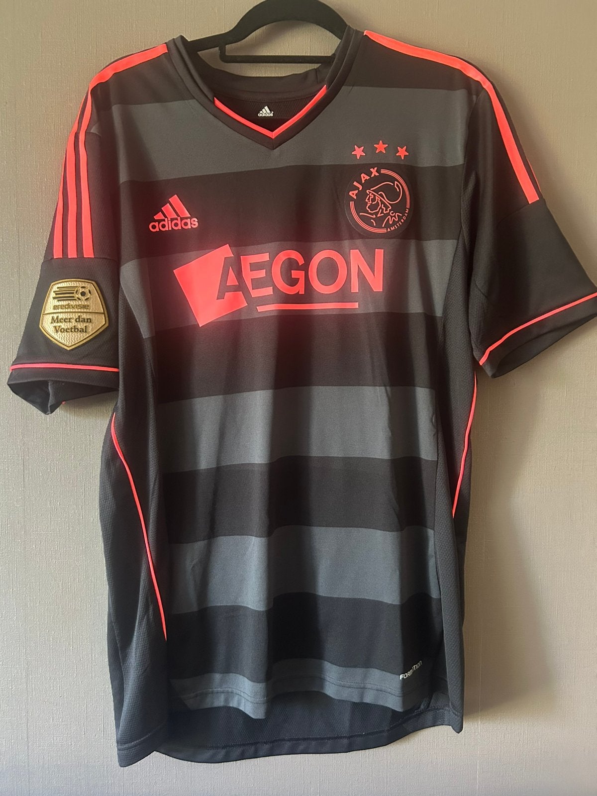 Ajax 2013/2014 Uitshirt Matchworn, Maat XL, Ophalen of Verzenden, Zo goed als nieuw, Shirt