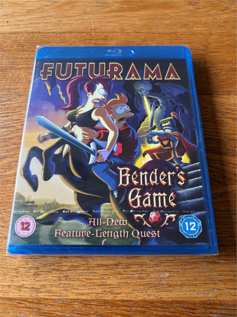 Blu-ray Futurama - Bender's Game - NIEUW in Seal - N-NLO, Ophalen of Verzenden, Nieuw in verpakking, Tekenfilms en Animatie