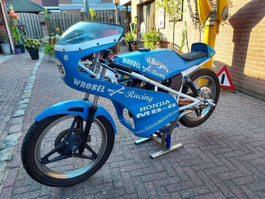 te koop mooie honda mb 8 racer   6 gang, Fietsen en Brommers, Ophalen, 6 versnellingen, Gebruikt, Maximaal 45 km/u