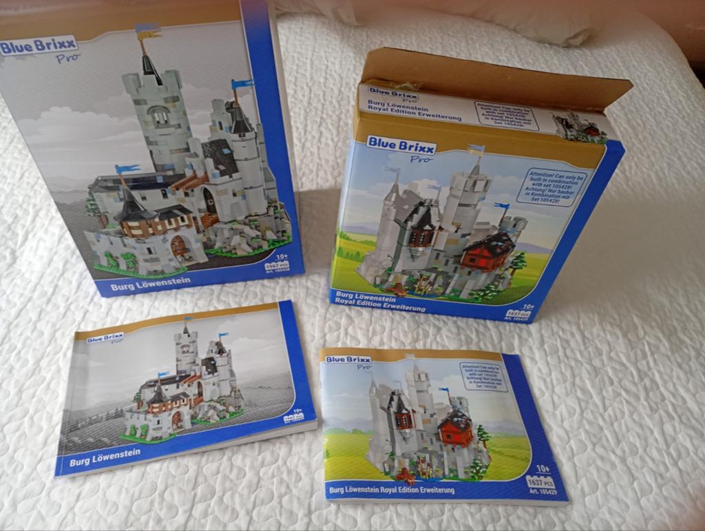 Bleubrixx lijk op lego burg Lowenstein Castle met uibreiding, Kinderen en Baby's, Speelgoed | Bouwstenen, Ophalen of Verzenden