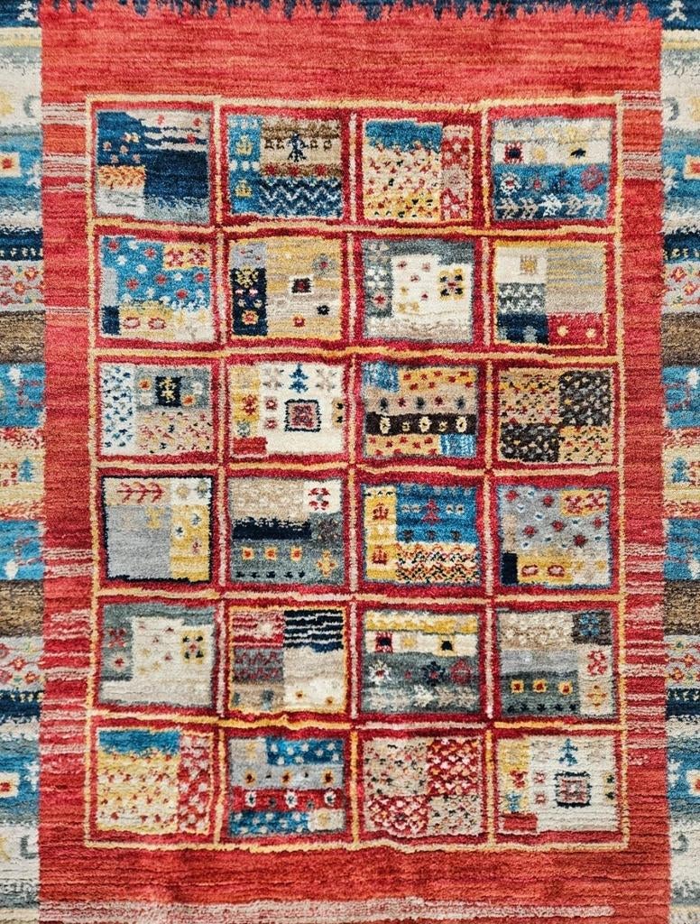 Vintage modern oosters Pierre Cardin vloerkleed 162x232cm, 150 tot 200 cm, 200 cm of meer, Ophalen of Verzenden, Zo goed als nieuw
