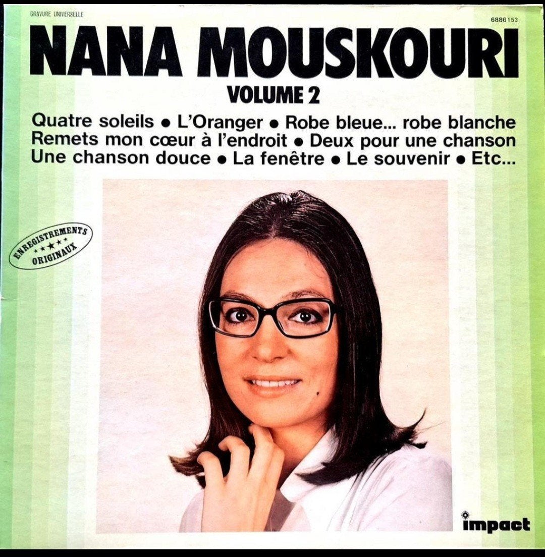 LP  NANA MOUSKOURI - Impact Serie Vol.2, Ophalen of Verzenden, Gebruikt, 12 inch