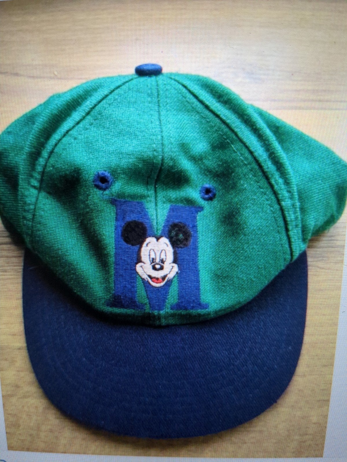 Mickey Mouse Disney Petje vintage, Ophalen of Verzenden, Mickey Mouse, Gebruikt, Kleding of Textiel