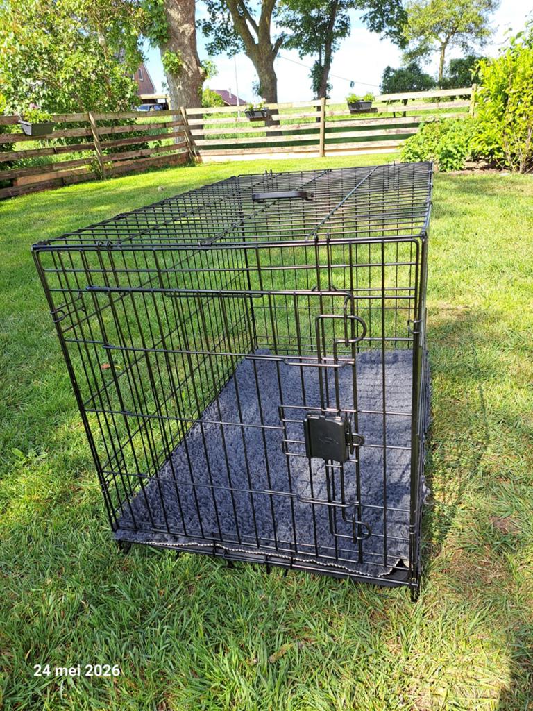 Hondenbench  dierenbench, Ophalen, Zo goed als nieuw, 75 tot 110 cm, Minder dan 65 cm
