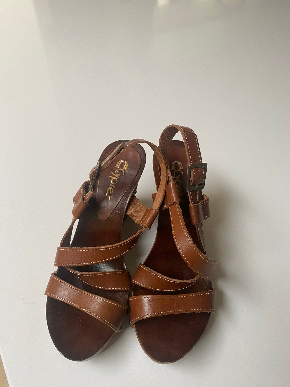 Sandalen maat 36, Bruin, Zo goed als nieuw, Sandalen of Muiltjes, Ophalen of Verzenden