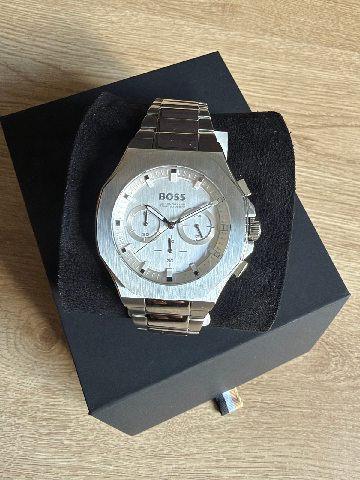 BOSS Chronograaf Horloge - nieuw!, Overige merken, Staal, Polshorloge, Ophalen of Verzenden