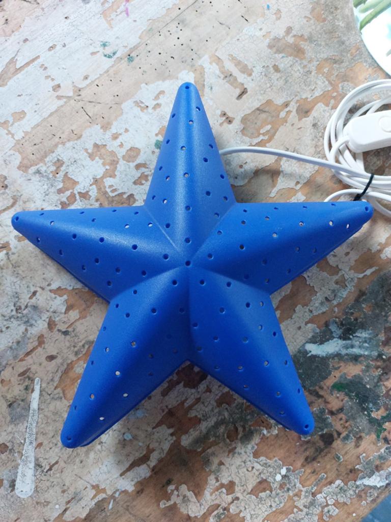 Blauw Sterrenlampje van ikea, Huis en Inrichting, Lampen | Wandlampen, Ophalen of Verzenden, Gebruikt
