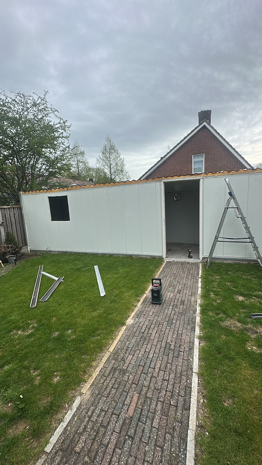 Gebruikte sandwichpanelen, Ophalen of Verzenden, Gebruikt, Hardschuim (Pir), 15 m² of meer