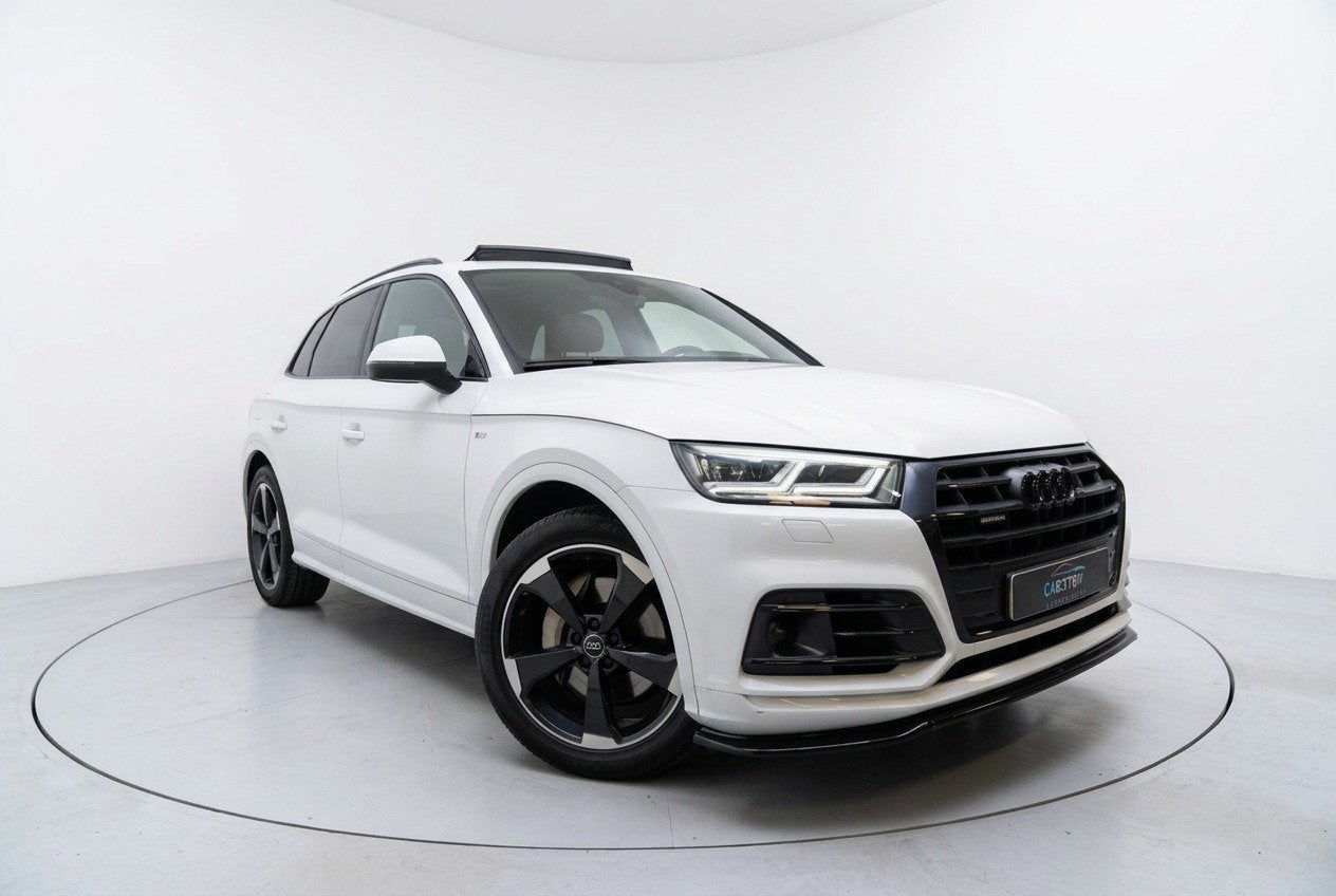 Audi Q5 55 TFSI e quattro 3x S LINE PANO RS STOEL SFEER Luch, Auto's, Automaat, 4 cilinders, Wit, Bedrijf