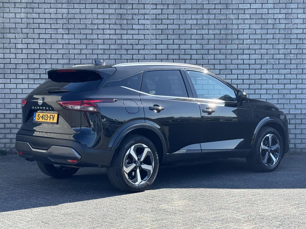 Nissan Qashqai 1.3 MHEV Xtronic N-Connecta | Panoramadak | 3, Stof, Met garantie (alle), Zwart, Origineel Nederlands