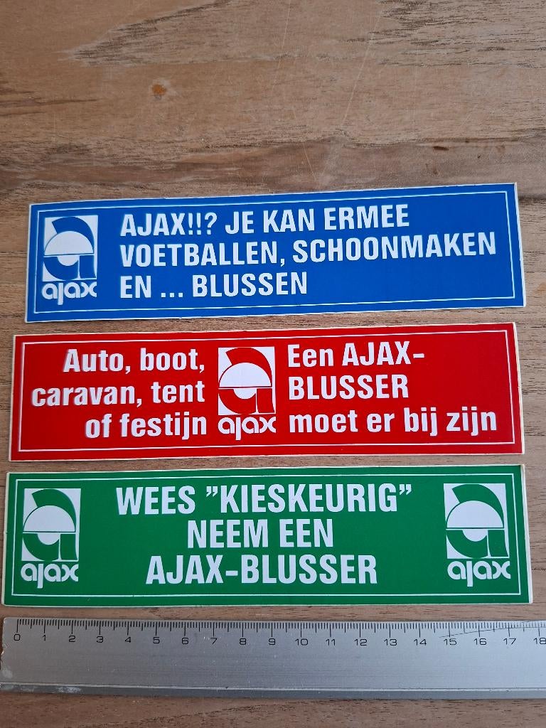 Stickers Ajax, Ophalen of Verzenden, Zo goed als nieuw, Overige typen
