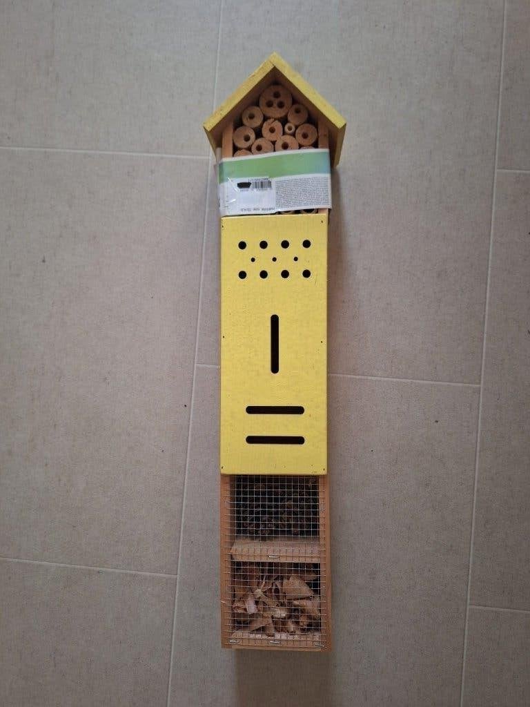 Decoris  insectenhotel met tuinpaal nieuw, Ophalen of Verzenden, Nieuw