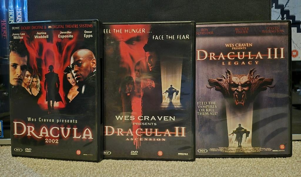 Dracula 1-3 Collection (wes craven / 2000-2005), Vanaf 16 jaar, Ophalen of Verzenden, Gebruikt, Vampiers of Zombies