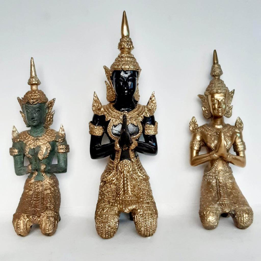 Bronzen Tepanom beelden, Antiek en Kunst, Antiek | Koper en Brons, Ophalen of Verzenden