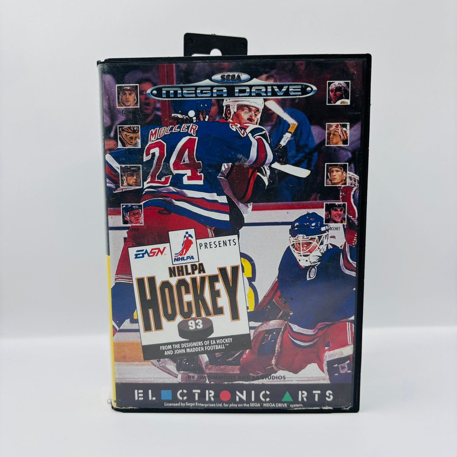 NHLPA Hockey 93 - Sega Mega Drive, Spelcomputers en Games, Games | Sega, Sega, Ophalen of Verzenden, Zo goed als nieuw, Vanaf 3 jaar