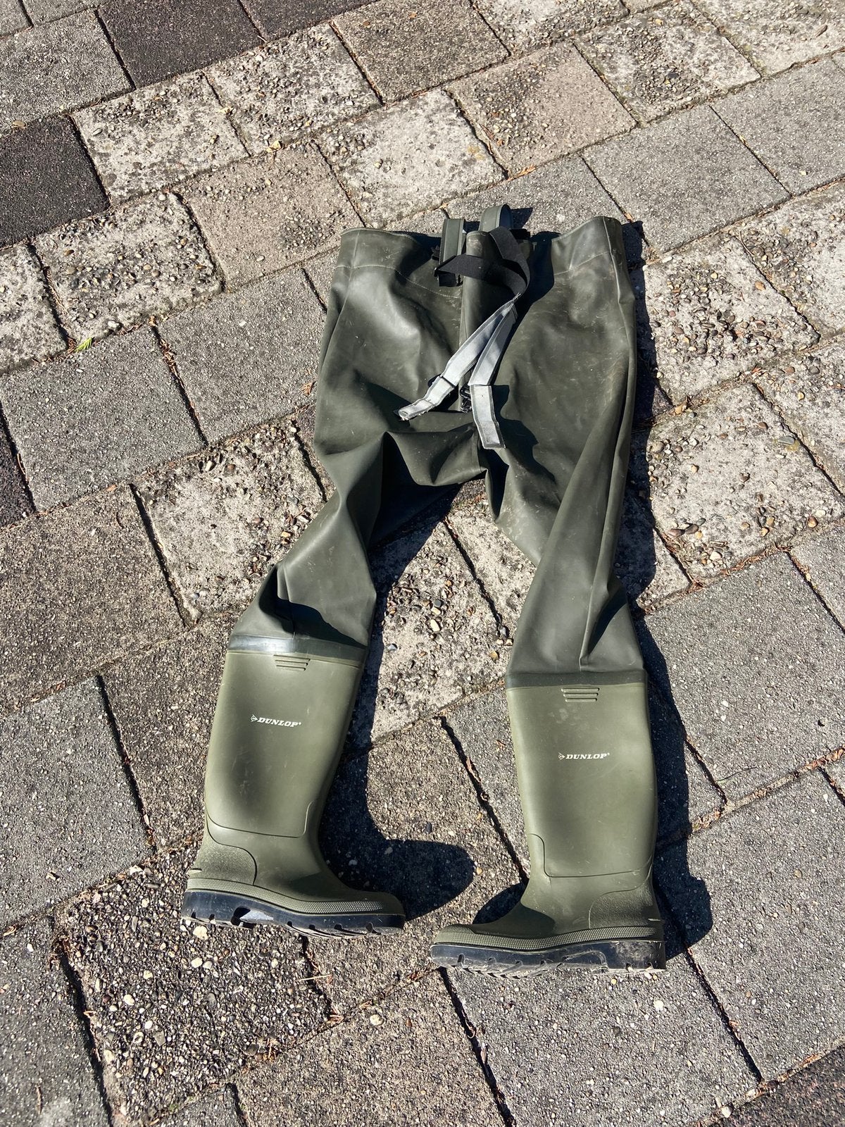 Waadpak met laarzen, Ophalen, Gebruikt, Kleding