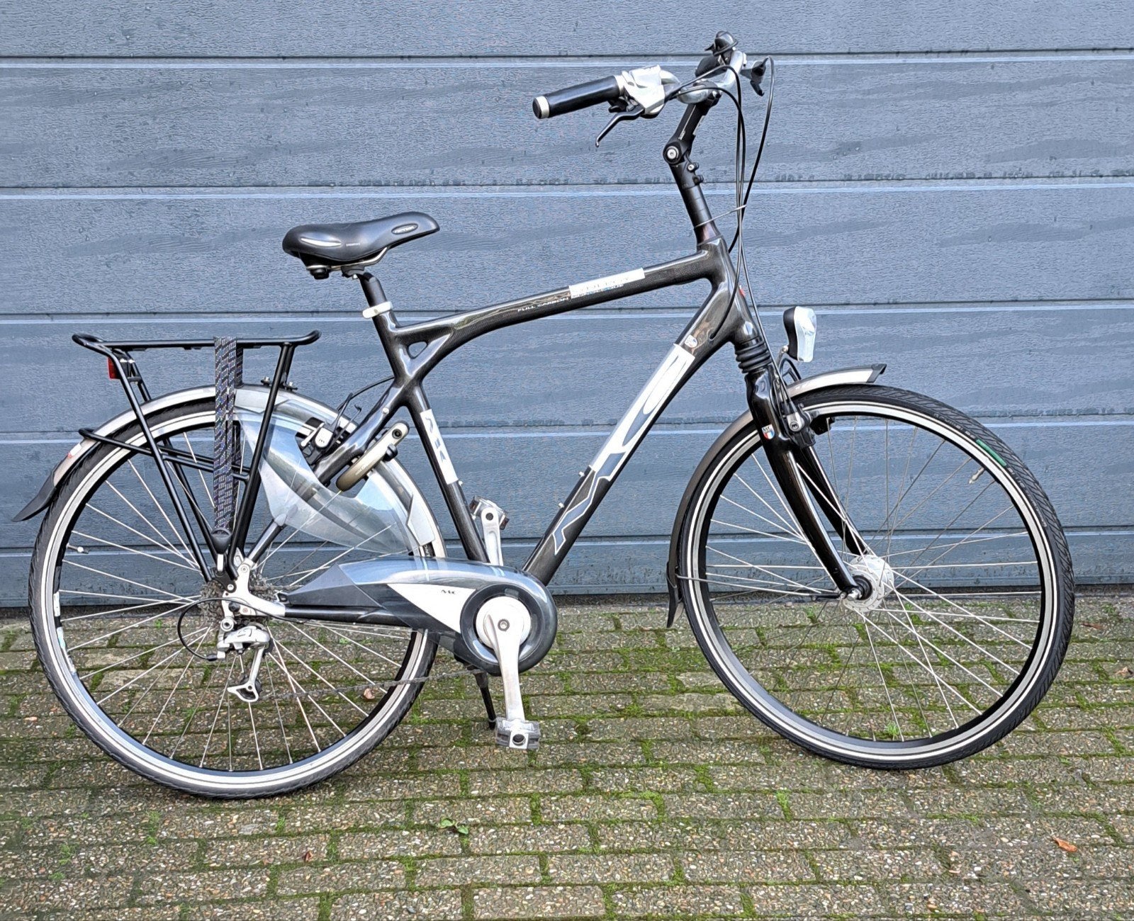 Tekoop heren fiets Merk multicycle full carbon, Zo goed als nieuw, 57 tot 61 cm, Meer dan 20 versnellingen, Ophalen