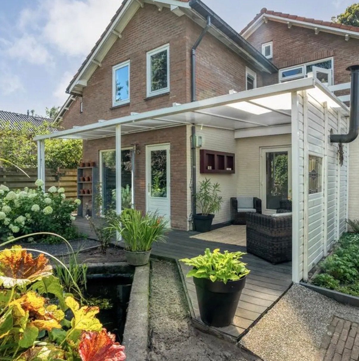 Veranda/overkapping met Transparant Dak, Ophalen, Gebruikt, Veranda
