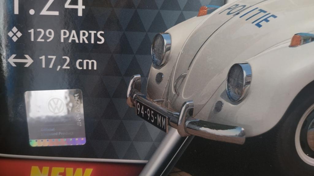 Volkswagen VW Kever Politie Nederland België 1:24 Revell Pol, Auto, Verzenden, ., Revell