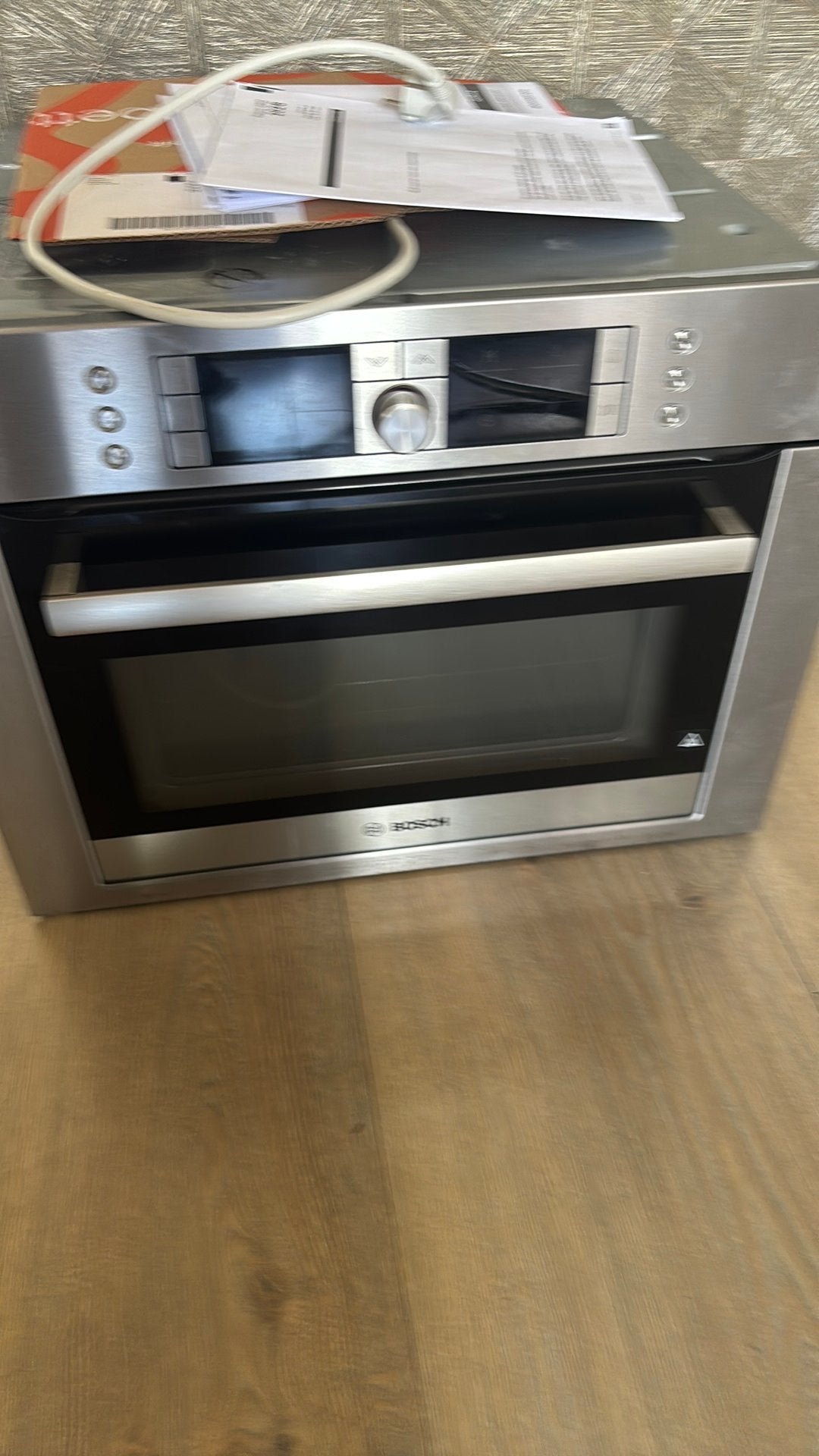 Bosch combi oven magnetron, Witgoed en Apparatuur, Ovens, Gebruikt, Combi-oven, Inbouw, 55 tot 60 cm