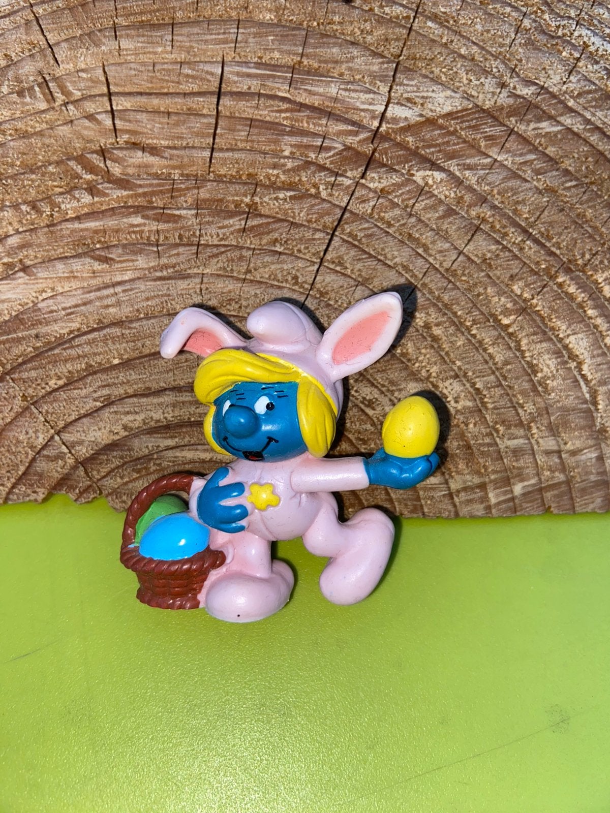 Smurfen smurf paashaas smurfin, Verzamelen, Smurfen, Ophalen of Verzenden, Zo goed als nieuw, Verschillende Smurfen