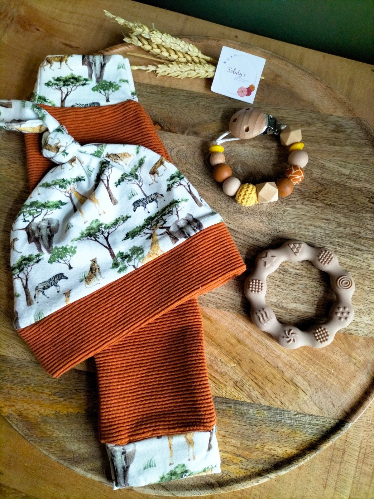 Nieuw handgemaakt • (kraam)Cadeauset 50/56, Overige typen, Jongetje of Meisje, Nieuw, Ophalen of Verzenden