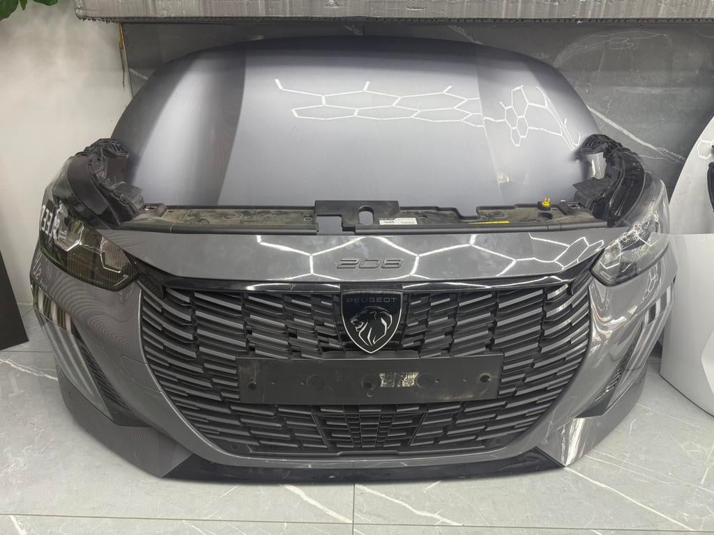 Voorkop Peugeot 208 II FACELIFT Voorbumper Koplamp Motorkap, Auto-onderdelen, Carrosserie en Plaatwerk, Ophalen, Rechts, Peugeot