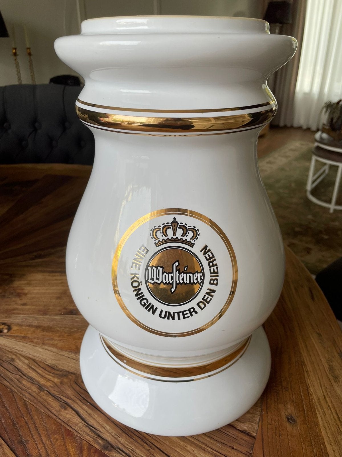Warsteiner porseleinen tussenstuk voor tapzuil, Ophalen, Nieuw, Overige typen, Overige merken