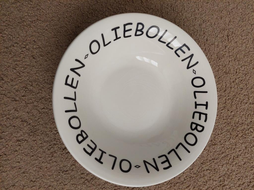 Oliebollen schaal, Schaal, Rond, Nieuw, Ophalen of Verzenden