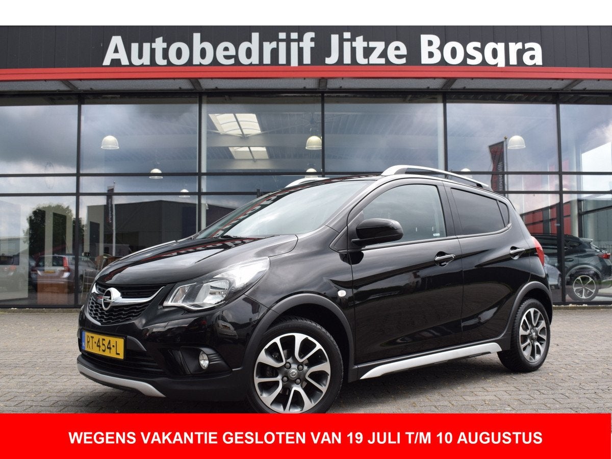 Opel KARL 1.0 Rocks Online Edition Airco | Carplay | Cruise, Auto's, Opel, Voorwielaandrijving, Stof, Gebruikt, Met garantie (alle)