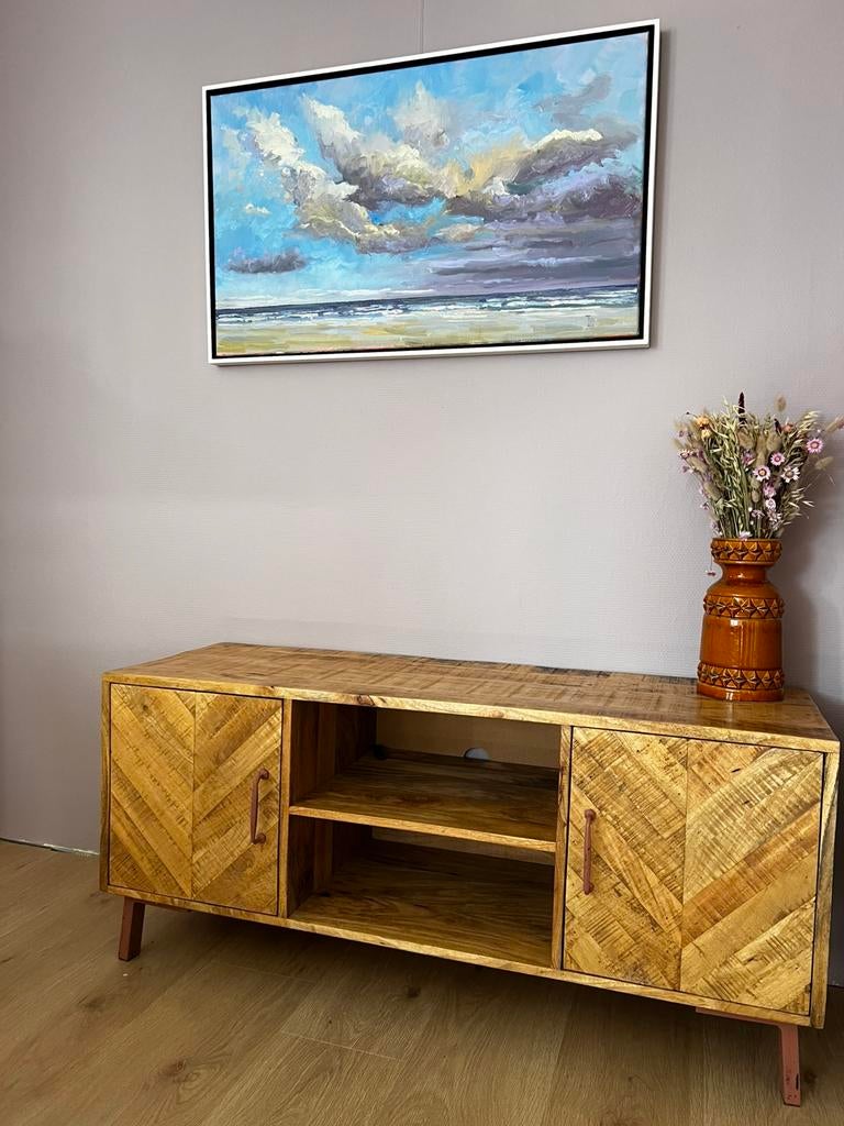Tv-meubel Laguna, Huis en Inrichting, Kasten | Televisiemeubels, Ophalen, Gebruikt, 100 tot 150 cm, Minder dan 100 cm