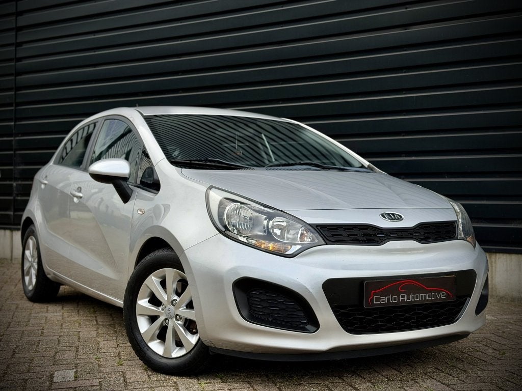 Kia Rio 1.4 CVVT Comfort Pack AUTOMAAT|AIRCO|5DEURS NAP!, Auto's, Euro 5, Gebruikt, Zwart, 4 cilinders