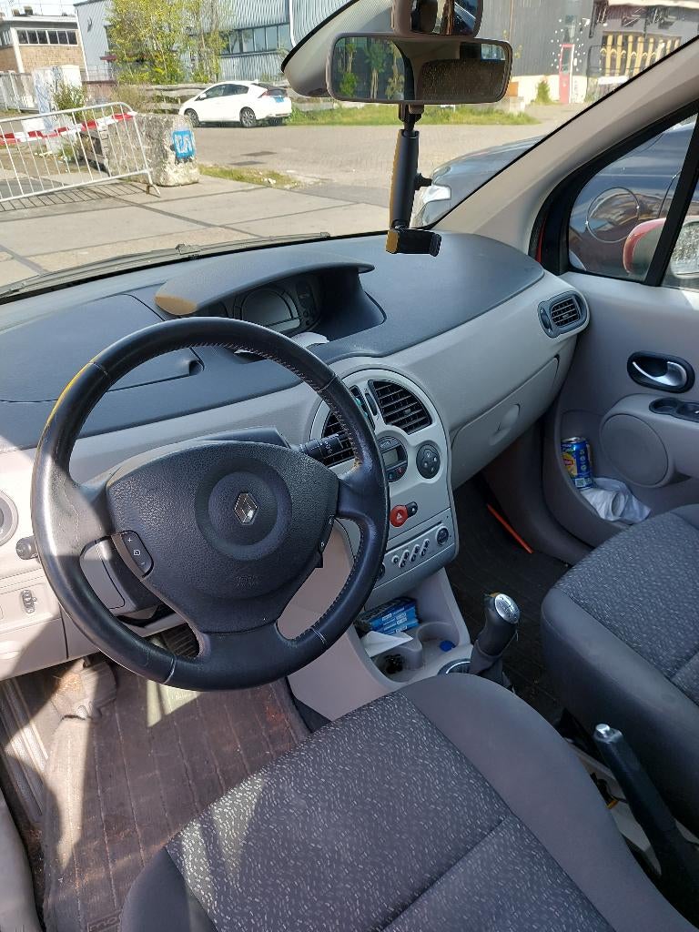 Renault Modus 1.6 16V E4 2005 Rood, Voorwielaandrijving, 1145 kg, 4 cilinders, 49 €/maand
