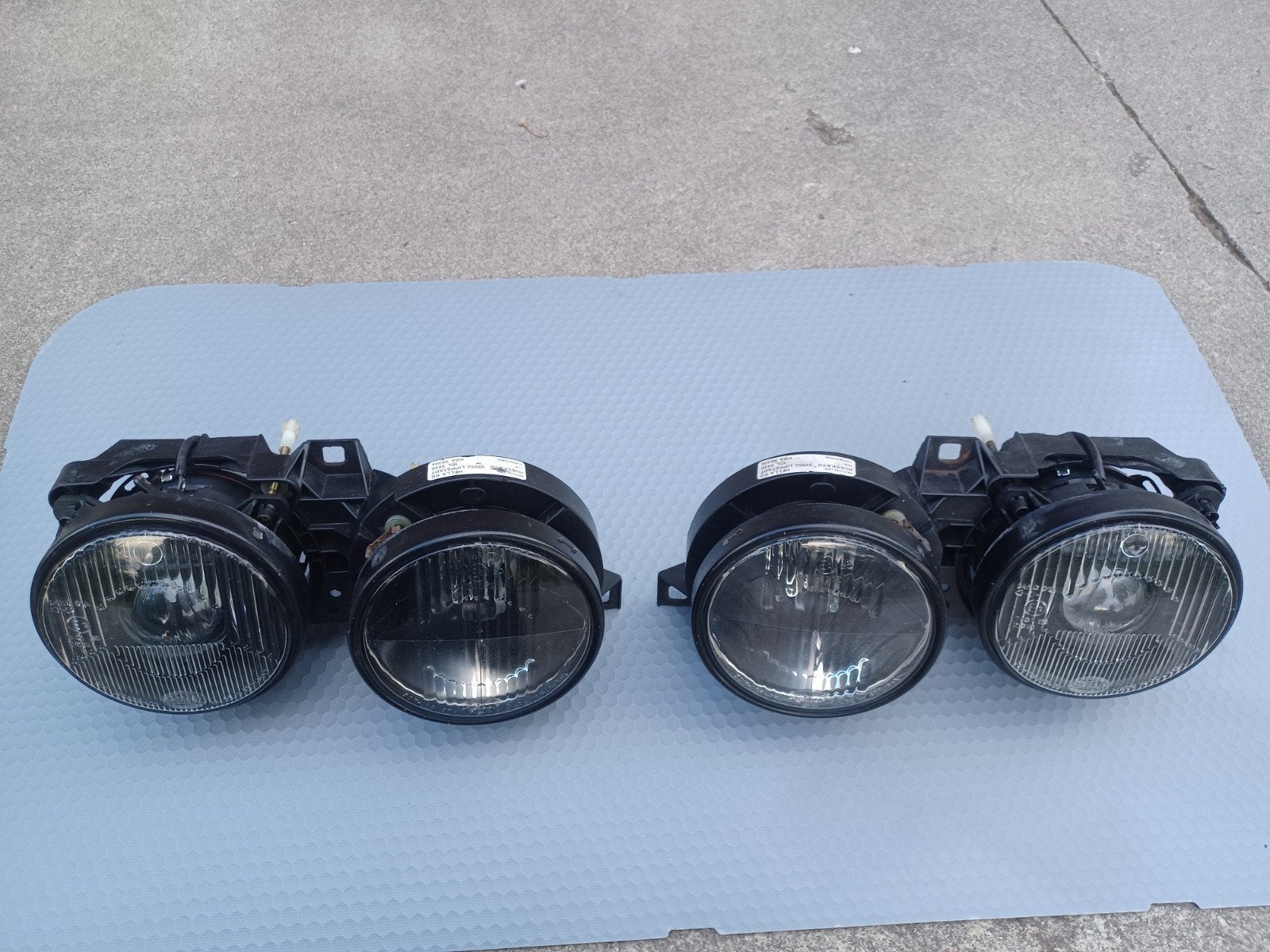 BMW e30 koplampen Hella zwart, Auto-onderdelen, Ophalen, Gebruikt, -, -