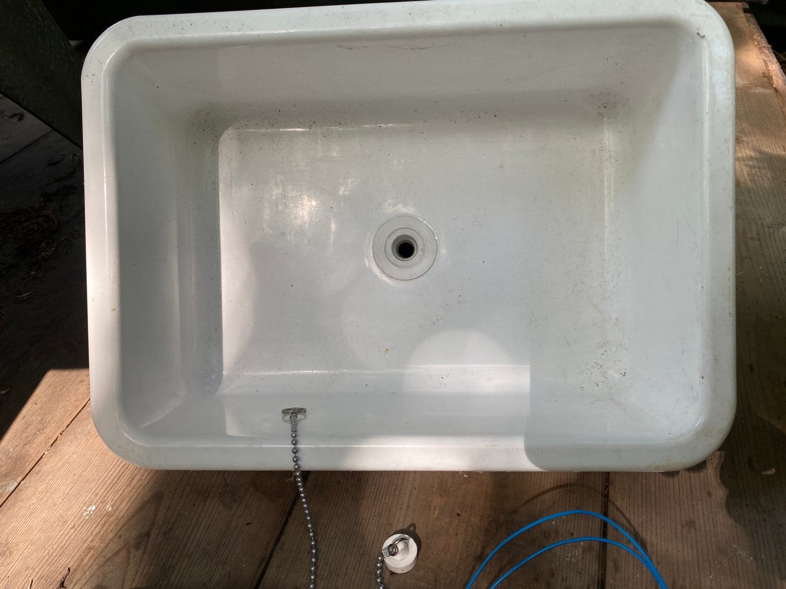 Camper wasbakje compleet met 12V waterpomp en kraan, Ophalen of Verzenden, Gebruikt