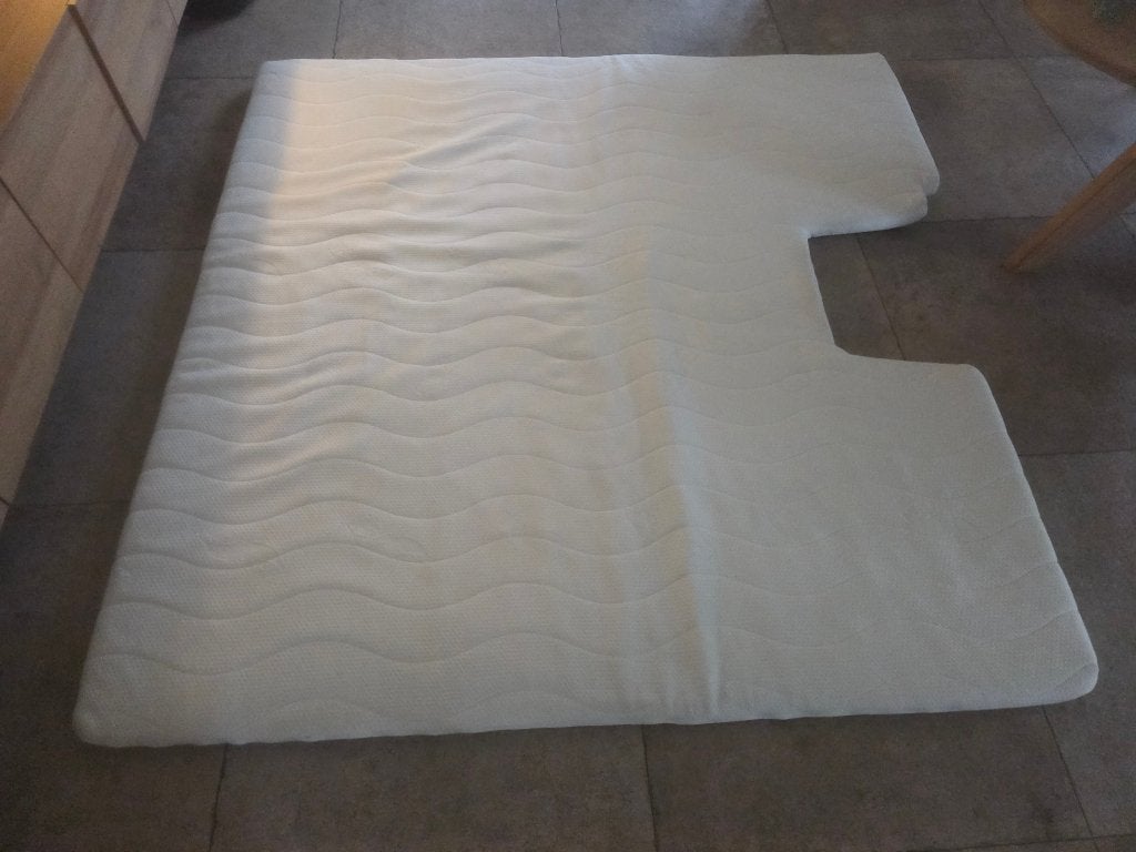 Topdek matras  2 persoons voor 2 enkele bedden, Caravans en Kamperen, Caravan accessoires, Ophalen, Zo goed als nieuw
