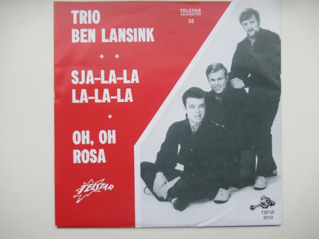 TRIO BEN LANSINK # SJA-LA-LA-LA-LA /OH , OH ROSA (TELSTAR), 7 inch, Ophalen of Verzenden, Levenslied of Smartlap, Beschermende buitenhoes
