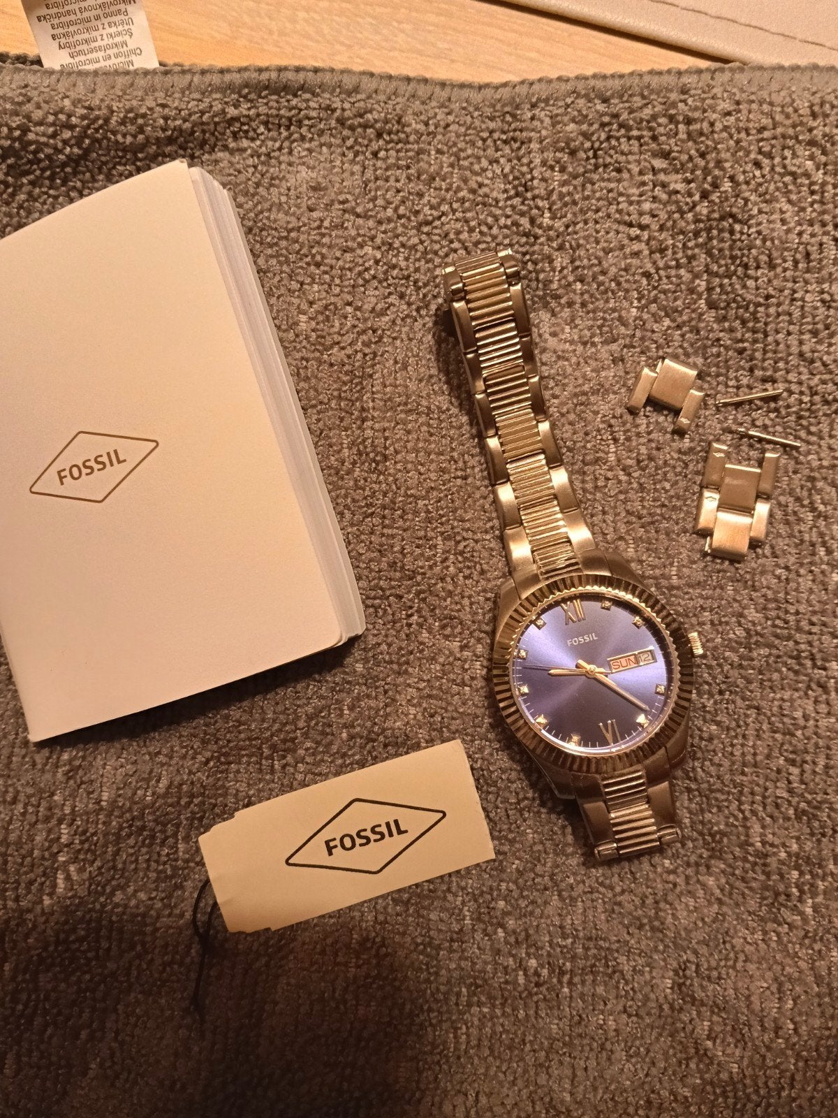 Fossil dames horloge, Ophalen of Verzenden, Zo goed als nieuw, Staal, Fossil