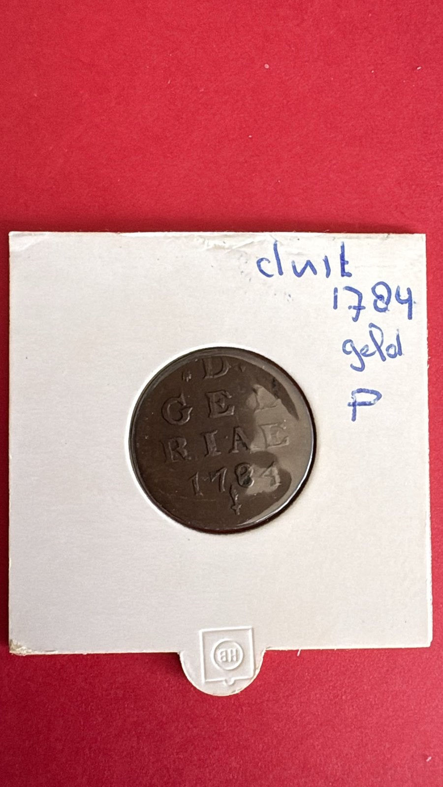 Zeldzame Koperen 1 Duit Gelderland (Gelria) - Jaartal 1784, Ophalen of Verzenden, Vóór koninkrijk, Overige waardes