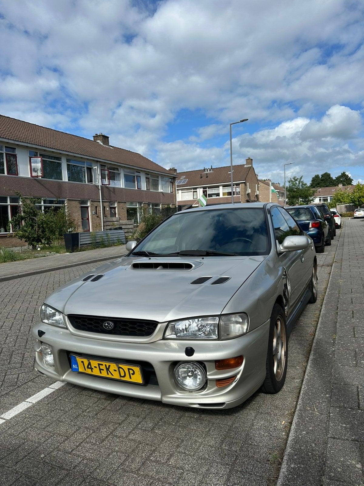 Subaru Impreza 2.0 GT Turbo AWD 2000 Grijs, Auto's, Subaru, 1994 cc, Zwart, 4 cilinders, Leder en Stof