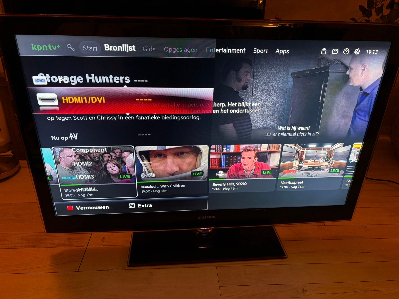 Samsung tv 46 inch, Ophalen, Gebruikt, 100 Hz, Samsung